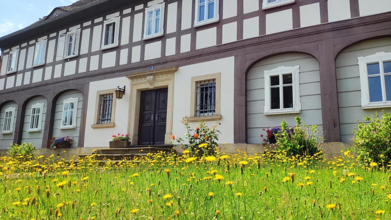 Komfort-Ferienwohnung "Zur Schmiedebruecke" Großschönau Buitenkant foto