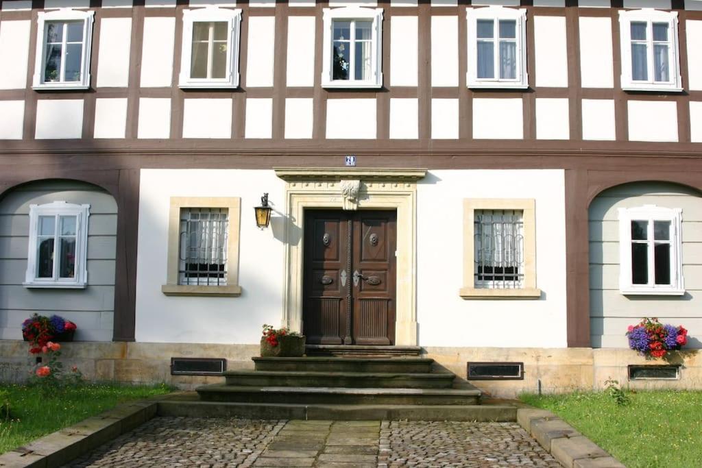 Komfort-Ferienwohnung "Zur Schmiedebruecke" Großschönau Buitenkant foto